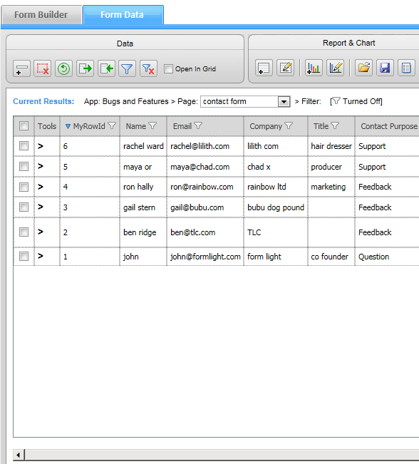 web forms samples | FormLogix.com